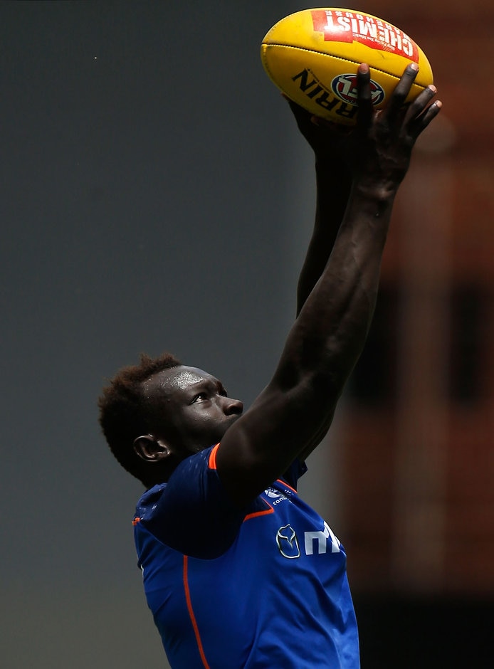 AFL 2015 Training - North Melbourne 091215 Majak Daw could be in line for more senior footy this year - ${keywords}